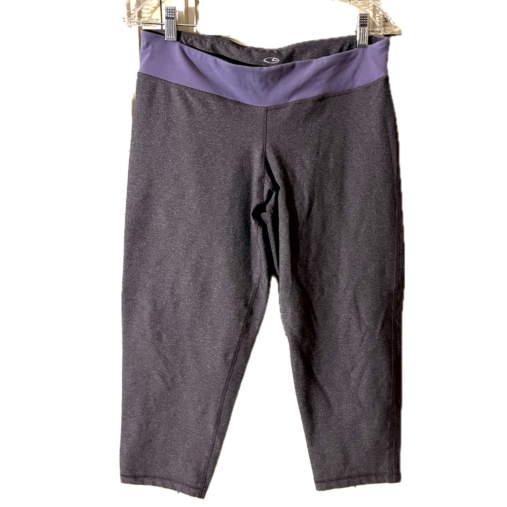 Purple capri workout pants